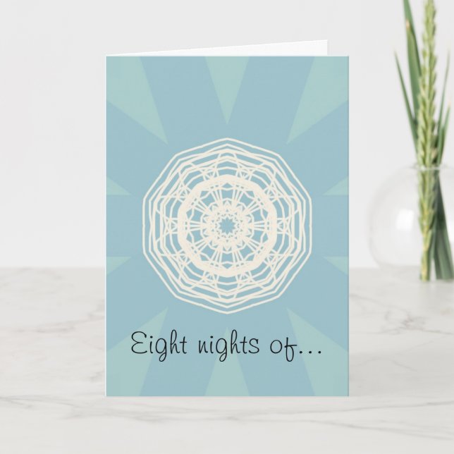 Carte blanche Hanukkah (Devant)