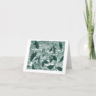 Carte blanche Hoya Woodblock à imprimer