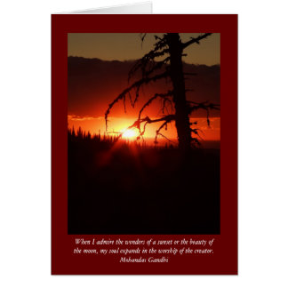 Carte blanche Idaho Sunset