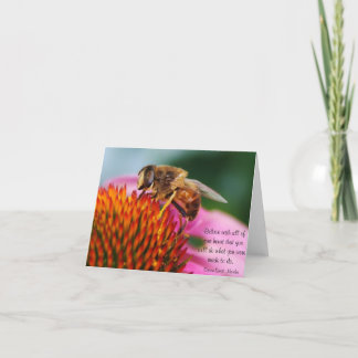 Carte blanche inspirante