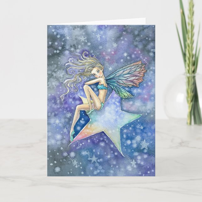 Carte blanche Little Star Fairy par Molly Harrison (Devant)