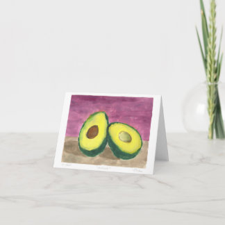 Carte blanche Monotype Avocados