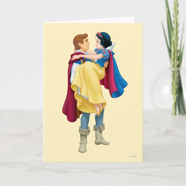 Carte Blanche neige et le charmant prince (Devant)