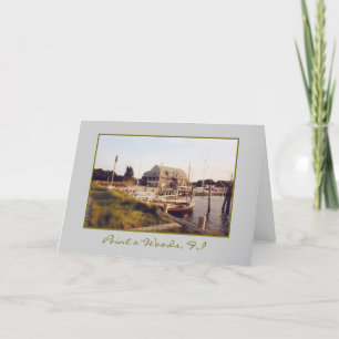 Carte blanche 'Point o' Woods Yacht Club & Marina'