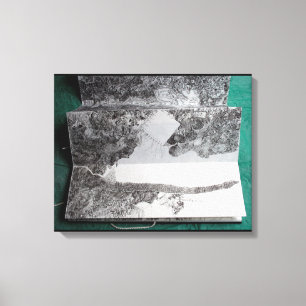 Carte Blanche pour 1 Stylo en bout de Course C Canvas Print