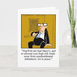 Carte blanche pour Humour de marché Stock amusant