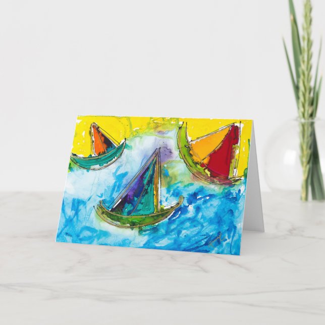 Carte blanche pour voilier (Devant)
