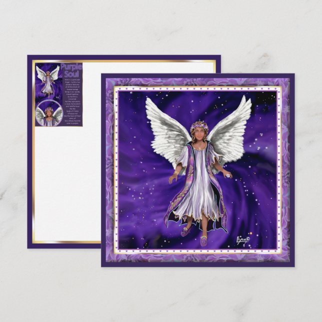 Carte blanche Purple Soul (Devant / Derrière)