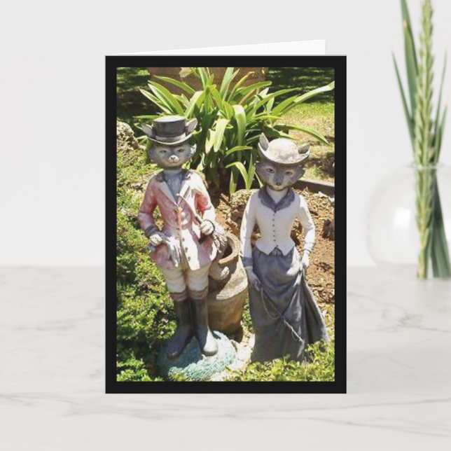 Carte blanche renard fantaisie (Devant)