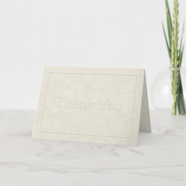 Carte blanche simple Merci Sympathie (Devant)