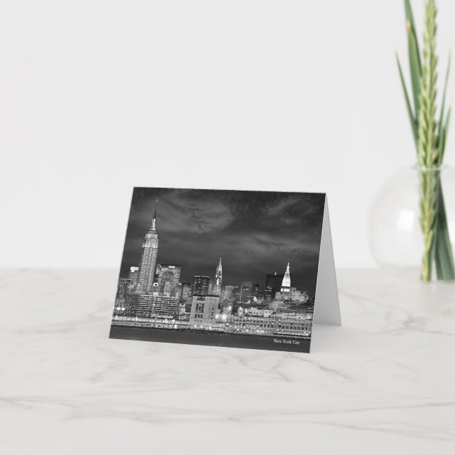 Carte blanche Skyline de New York (Devant)