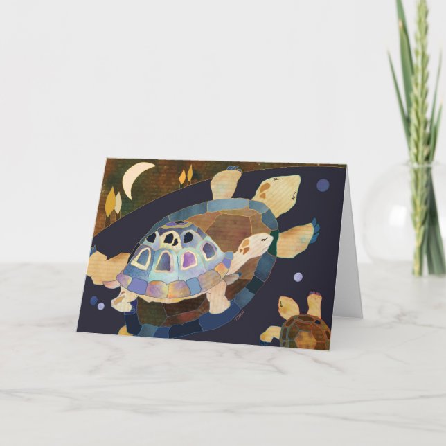 Carte blanche Tortues (Devant)