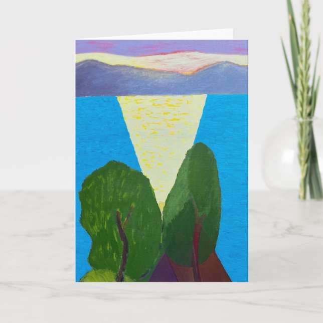 Carte Blank Greeting Card (Devant)