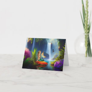 CARTE BLANK MERMAID GREECARD TOUTE OCCASION