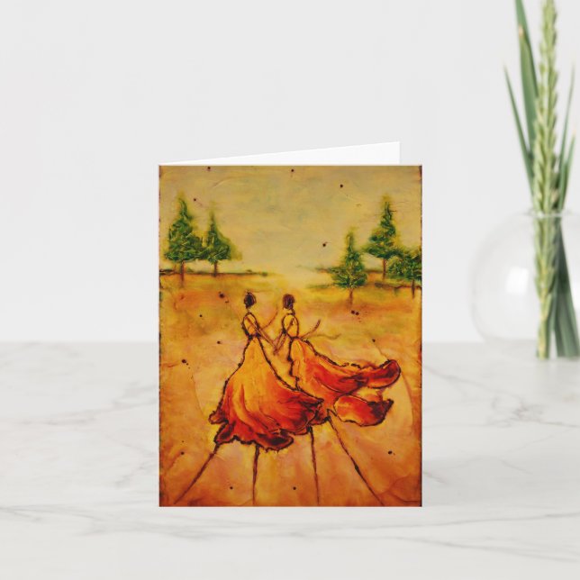Carte blank notecard with artwork by Marabeth Quin (Devant)