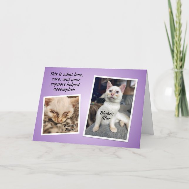 Carte Blathers TCHS Thank You (Devant)