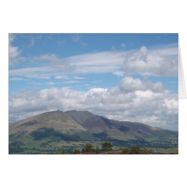Carte Blencathra (Devant horizontal)