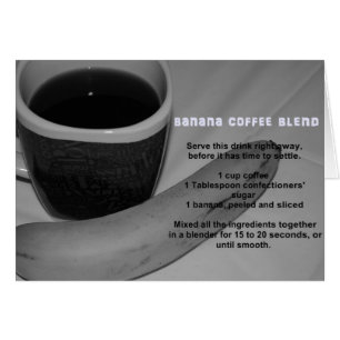 Carte Blend Café Banana
