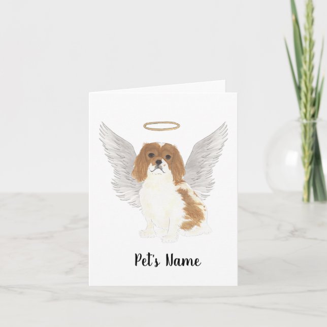 Carte Blenheim Cavalier King Charles Spaniel Sympathie (Devant)