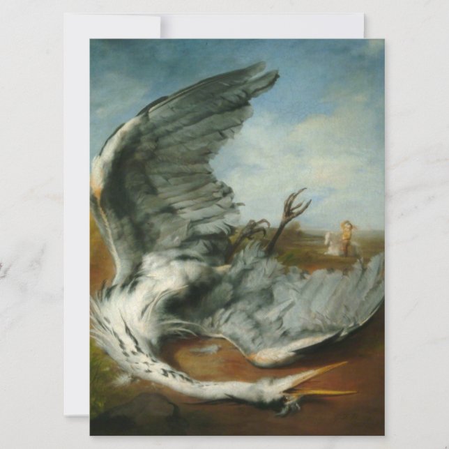 Carte Blessé Heron (par George Frederick Watts) (Devant)