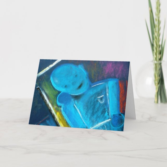 Carte Bleu de note de bot par Brad Hines (Devant)