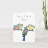 Bleu et jaune Bluetit Oiseaux modifiables