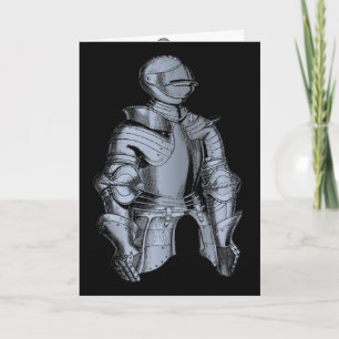 Carte Bleu Knight Greeting Card
