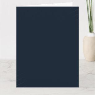 Carte Bleu Marine Uni