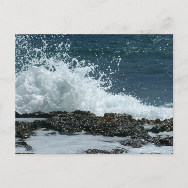 Carte Bleu Océan/Réponse (Devant)