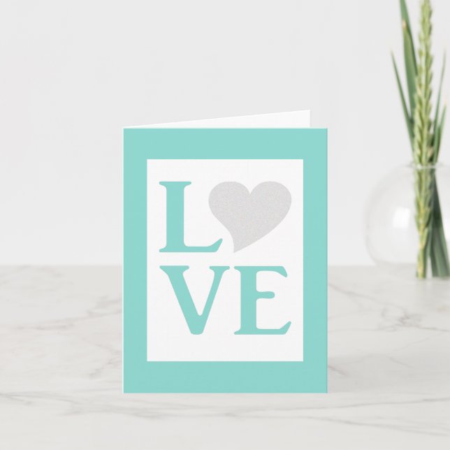 Carte Bleu Turquoise Tout ce dont vous avez besoin, c'es (Devant)