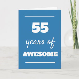 Carte bleue 55e anniversaire