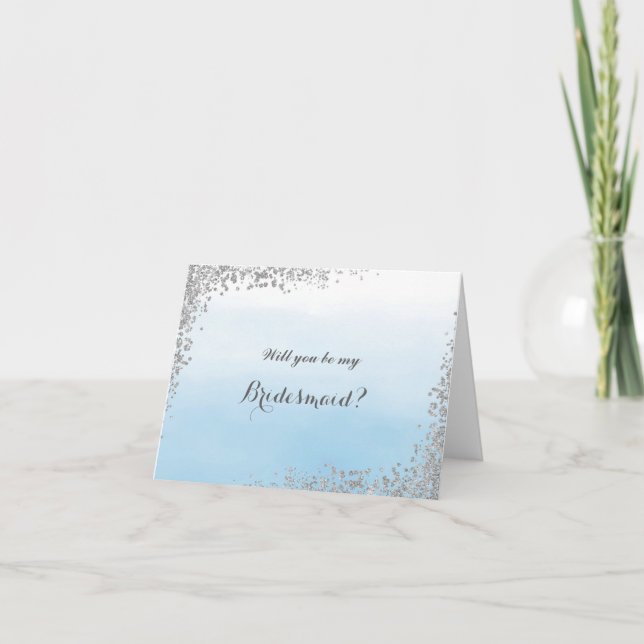 Carte bleue et argent (Devant)