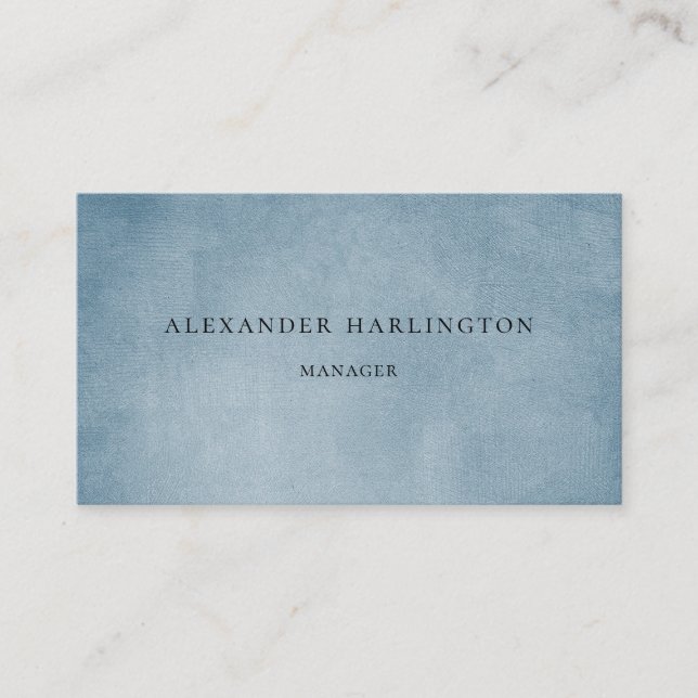 Carte bleue professionnelle. Homme moderne (Devant)