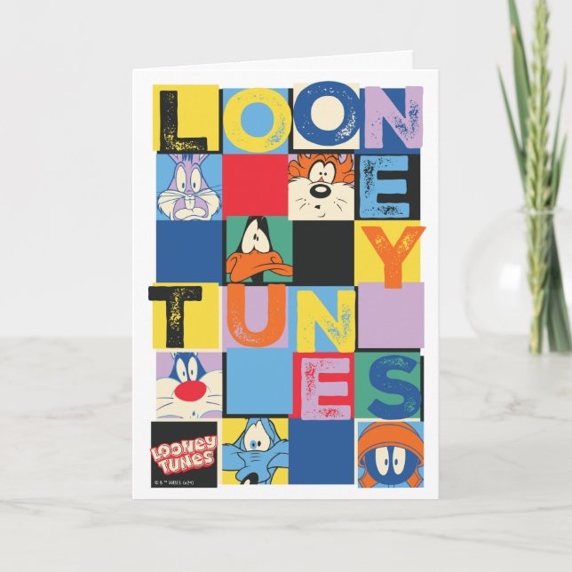 Carte Blocs de contrôle de caractères LOONEY TUNES™ (Devant)