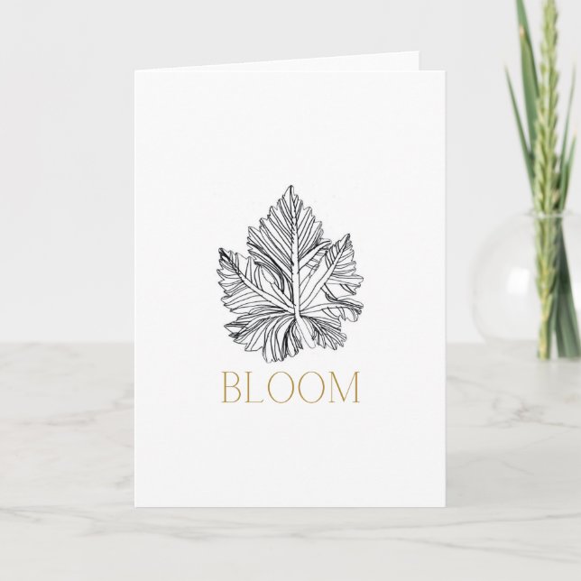 Carte BLOOM (Devant)