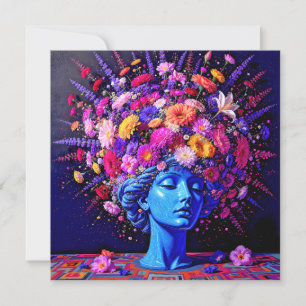 Carte "Bloom of Eternity" - Un portrait surréaliste colo