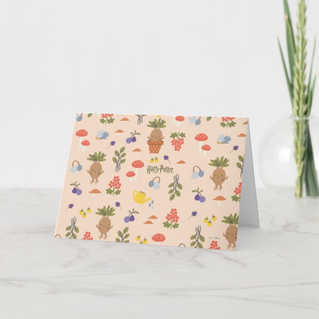 Carte Blooms magiques Mandrake Motif (Devant)