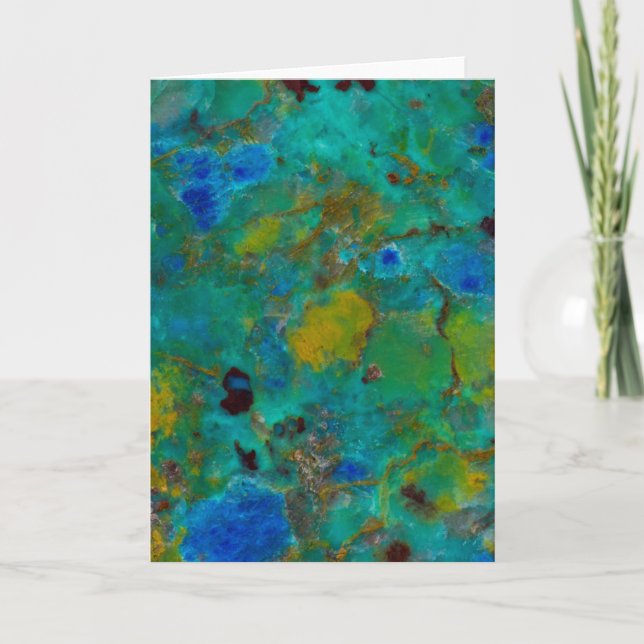 Carte Blue Cliff Chrysocolla (Devant)