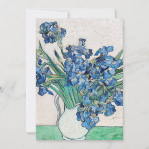 Carte Blue Irises par Vincent Van Gogh Art