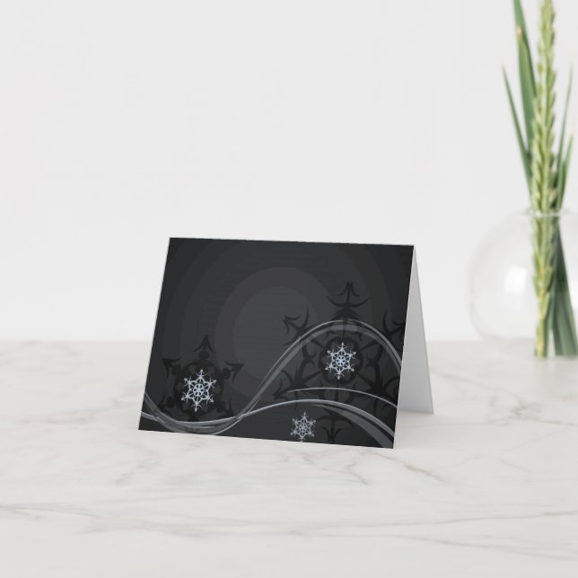 Carte Blue Winter Note (Devant)