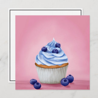 Carte Blueberry cupcake