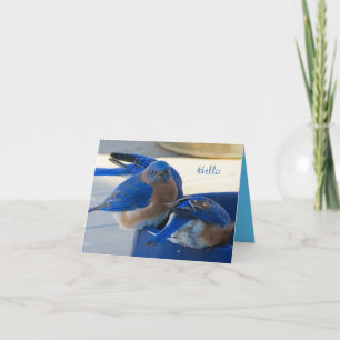 Carte Bluebird of Happiness