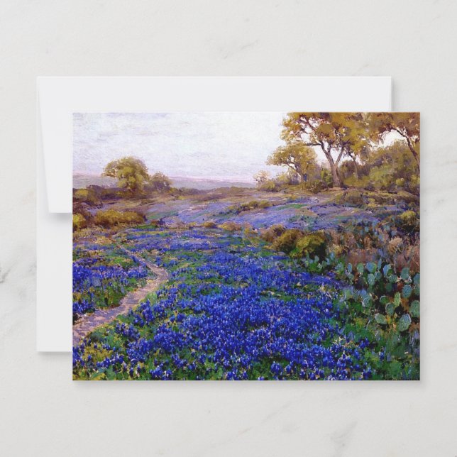 Carte Bluebonnets à Twilight, au nord de San Antonio (Devant)