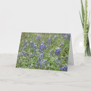 Carte Bluebonnets du Texas