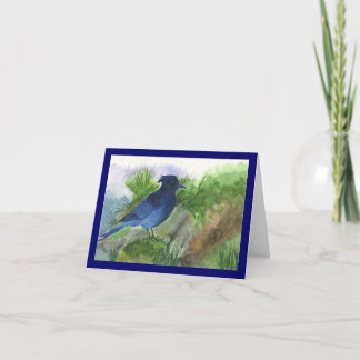 Carte Bluejay dans le Muskeg