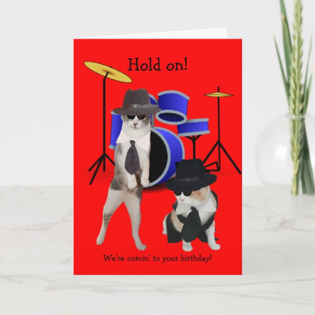 Carte Blues Brothers Cats (Devant)