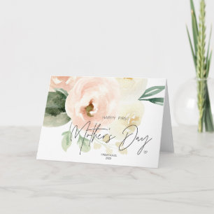 Carte Blush Pink Happy First Mother's Day Keepsaké