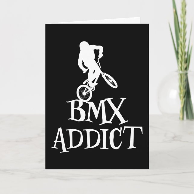 Carte Bmx Cyclisme Drôle Dire Vélo Slogan Vélo Cadeau (Devant)