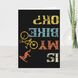 Carte Bmx Mountain Biking Dirt Race Retro Biker Is My Bi