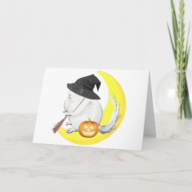 Carte Bobo the chinchilla halloonween (Devant)